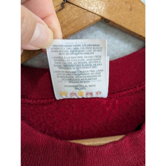 Jerzees Sweatshirt Womens Medium Red Christmas Snowman Grandma Core Pullover VTG - Picture 5 of 6